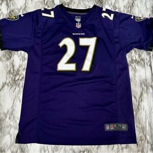 NFL Kids Purple Baltimore Ravens Jersey Football Season Fan Game Day Cheer